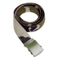 Ceinture toile militaire camouflage